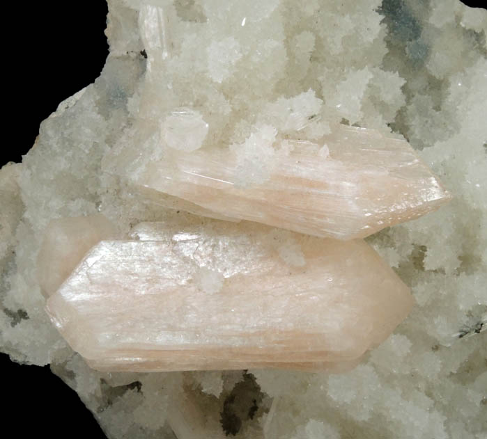 Stilbite on Quartz epimorphs after Laumontite from Pune District, Maharashtra, India