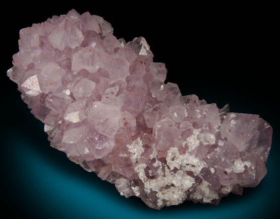 Quartz var. Amethyst with Hematite from Height's Lodge Pocket, Screel Hill, Dumfries & Galloway, Scotland