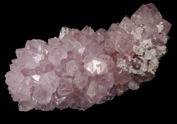 Quartz var. Amethyst with Hematite from Height's Lodge Pocket, Screel Hill, Dumfries & Galloway, Scotland