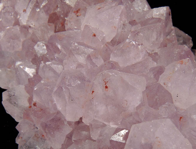 Quartz var. Amethyst with Hematite from Height's Lodge Pocket, Screel Hill, Dumfries & Galloway, Scotland