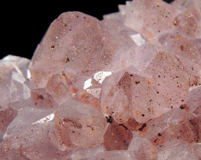 Quartz var. Amethyst with Hematite from Height's Lodge Pocket, Screel Hill, Dumfries & Galloway, Scotland