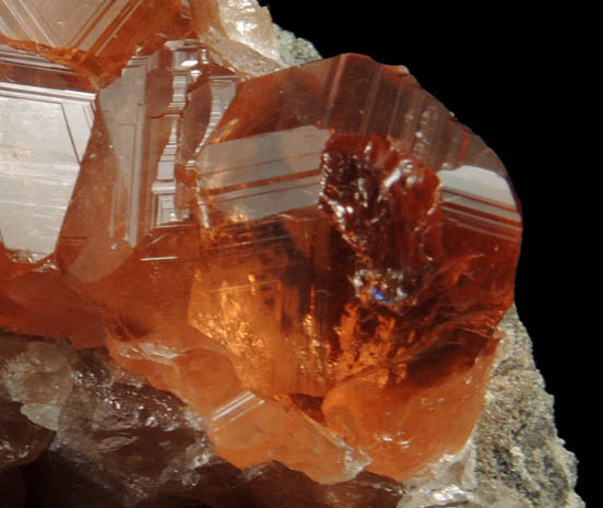 Grossular Garnet (gem-grade crystal) from Jeffrey Mine, Asbestos, Qubec, Canada