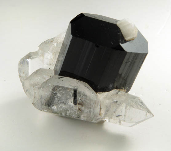 Schorl Tourmaline with Quartz and Albite from Minas Gerais, Brazil