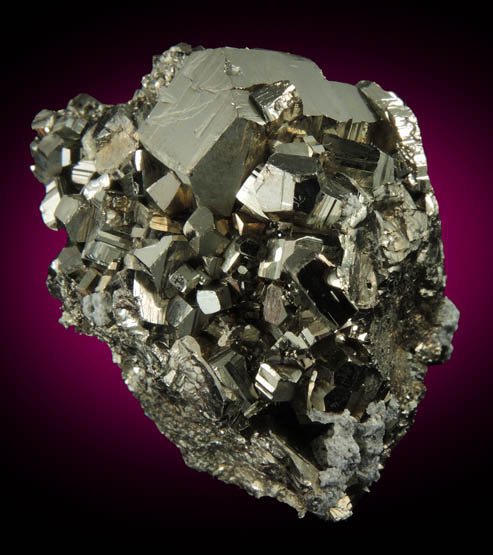 Pyrite from ZCA Pierrepont Mine, Pierrepont, St. Lawrence County, New York