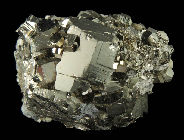 Pyrite from ZCA Pierrepont Mine, Pierrepont, St. Lawrence County, New York