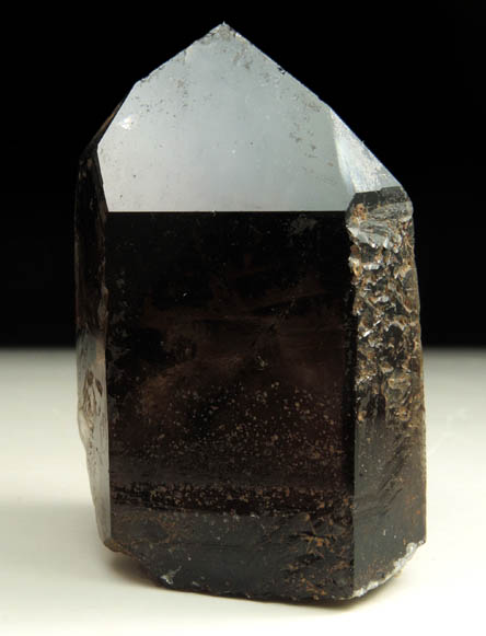 Quartz var. Smoky Quartz from Hurricane Mountain, east of Intervale, Carroll County, New Hampshire