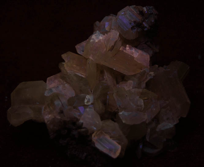 Cerussite (twinned crystals) on Galena from Touissit Mine, 21 km SSE of Oujda, Jerada Province, Oriental, Morocco