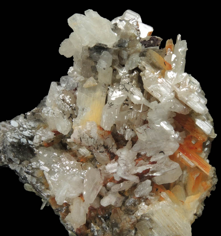 Cerussite (twinned crystals) from Bunker Hill Mine, Coeur d'Alene District, Shoshone County, Idaho