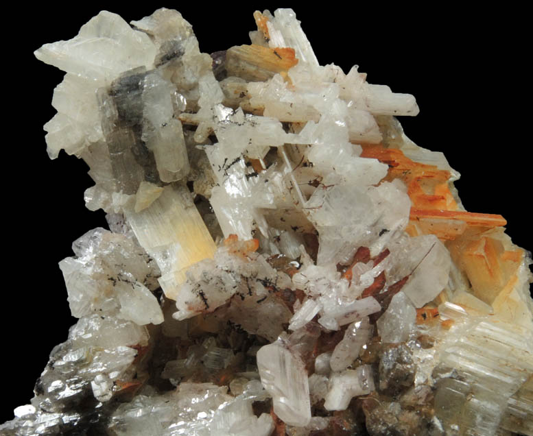 Cerussite (twinned crystals) from Bunker Hill Mine, Coeur d'Alene District, Shoshone County, Idaho