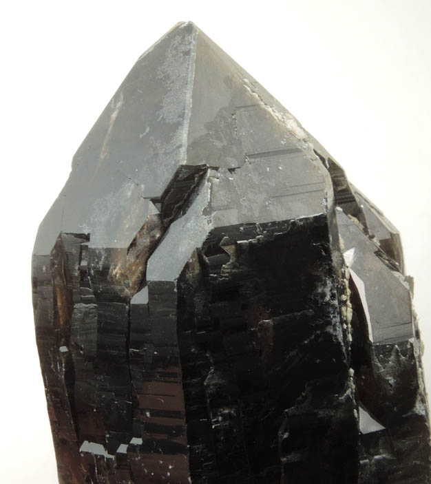 Quartz var. Smoky Quartz (Dauphiné Law Twins) from Moat Mountain, west of North Conway, Carroll County, New Hampshire