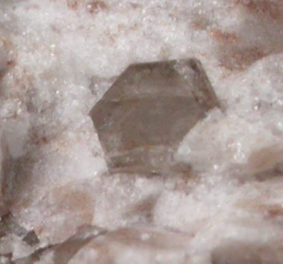 Zunyite in Pyrophyllite from Big Bertha Extension Mine, Dome Rock Mountains, La Paz County, Arizona