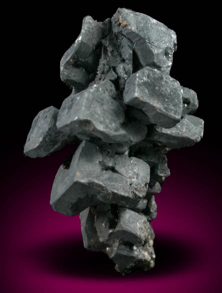 Acanthite pseudomorphs after Argentite from San Juan de Rayas Mine, Guanajuato, Mexico