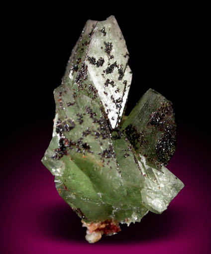 Ludlamite with Siderite from Blackbird Mine, Cobalt District, Lemhi County, Idaho