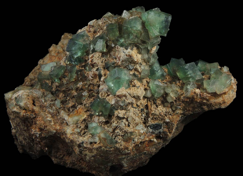 Fluorite from Heights Mine, Westgate, Weardale District, County Durham, England