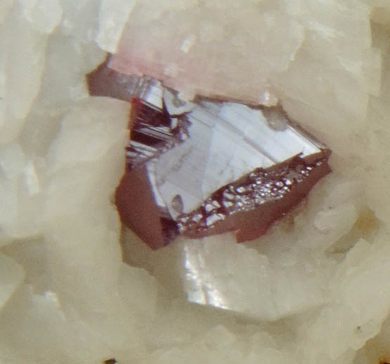 Cinnabar on Dolomite with Barite from Fenghuang, Xiangxi, Hunan, China