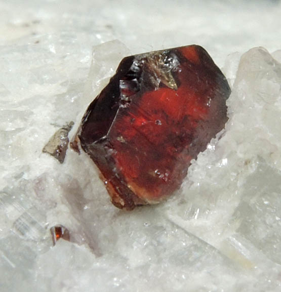 Tantalite on Albite from Skardu District, Gilgit-Baltistan, Pakistan