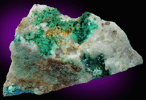 Connellite, Conichalcite, Quartz from Gold Hill Mine, Toole County, Utah