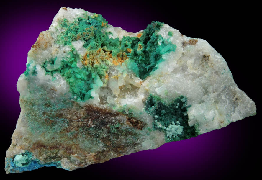 Connellite, Conichalcite, Quartz from Gold Hill Mine, Toole County, Utah
