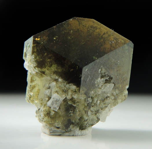 Uvite Tourmaline with Magnesite from Brumado District, Serra das guas, Bahia, Brazil