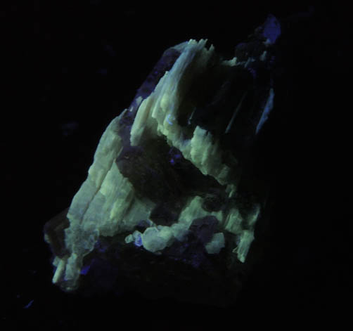 Microlite on Elbaite with Muscovite from Minas Gerais, Brazil