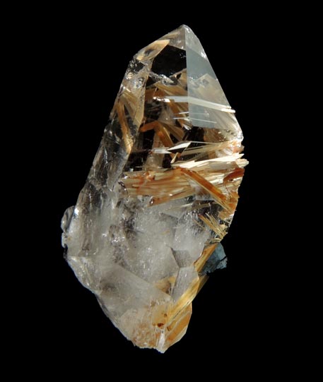 Quartz with Rutile inclusions (Rutilated Quartz) from Novo Horizonte, Bahia, Brazil