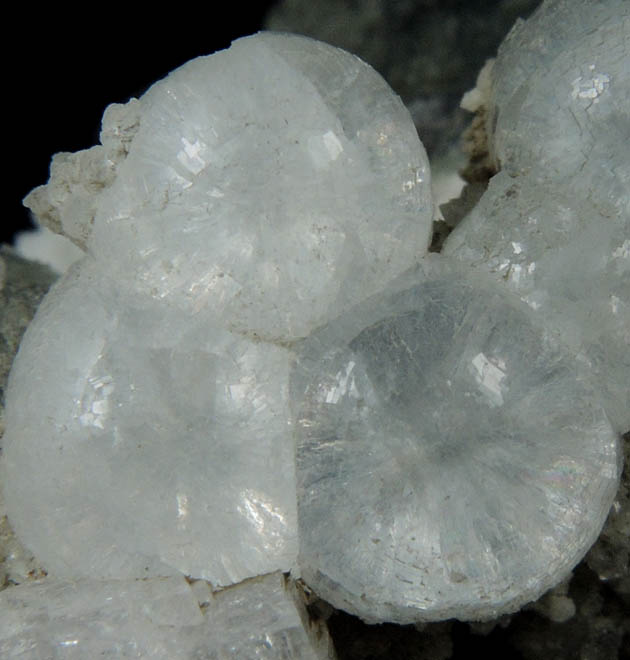 Stellerite with Calcite from Braen's Quarry, Haledon, Passaic County, New Jersey