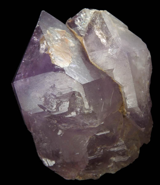 Quartz var. Amethyst from near Mount Ulla, southeast of Statesville, Iredell County, North Carolina