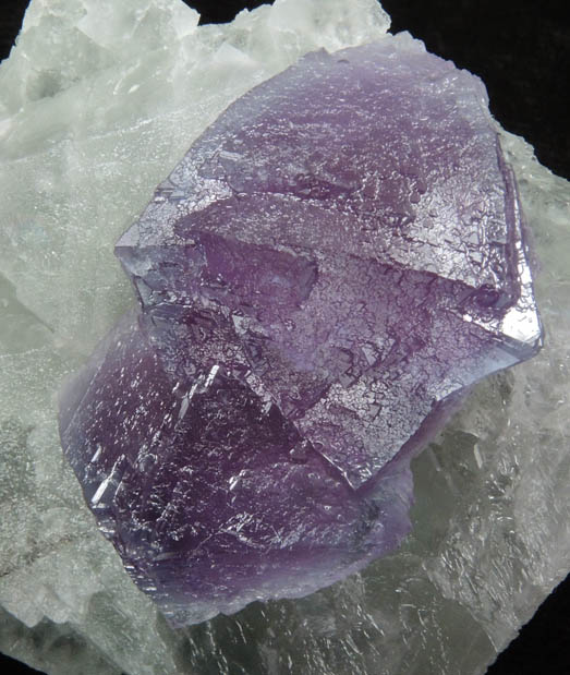 Fluorite on Fluorite from De'an Mine, Wushan, Jiangxi Province, China