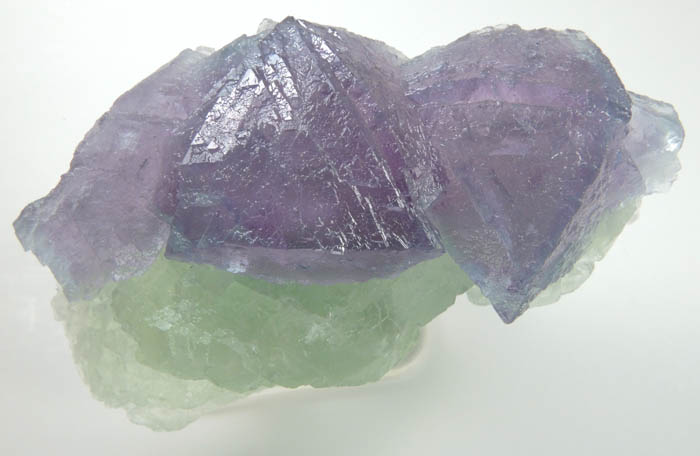 Fluorite on Fluorite from De'an Mine, Wushan, Jiangxi Province, China