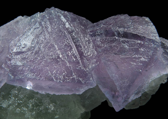 Fluorite on Fluorite from De'an Mine, Wushan, Jiangxi Province, China