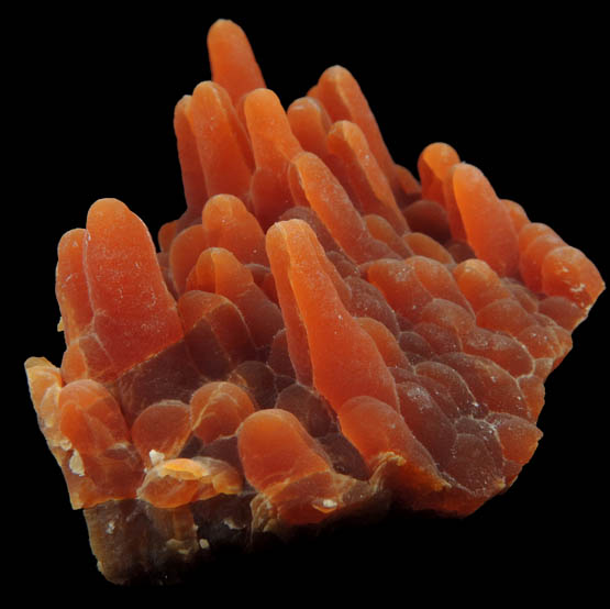 Calcite (stalactitic) from Bud Ehrle Locality, near Miles City, Carter County, Montana