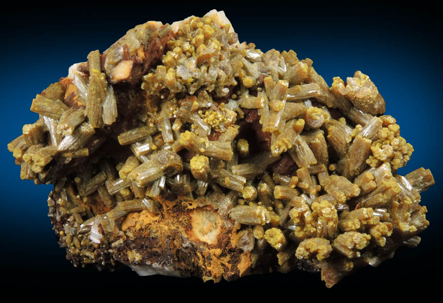 Pyromorphite from Mine des Farges, Ussel, Corrze, France