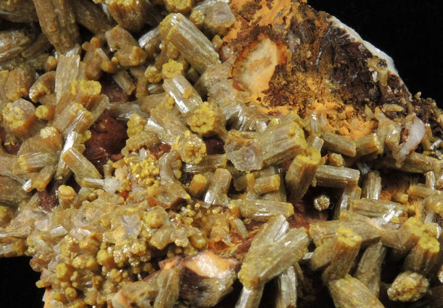 Pyromorphite from Mine des Farges, Ussel, Corrze, France