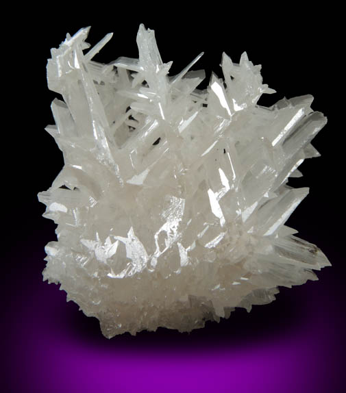 Cerussite (reticulated crystals) from Nakhlak Mine, Anarak District, Esfahan Province, Iran