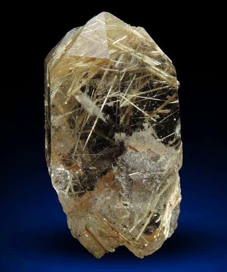 Quartz with Rutile inclusions (Rutilated Quartz) from Novo Horizonte, Bahia, Brazil