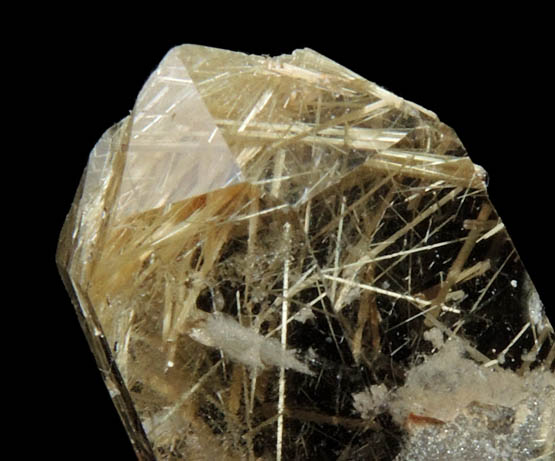 Quartz with Rutile inclusions (Rutilated Quartz) from Novo Horizonte, Bahia, Brazil