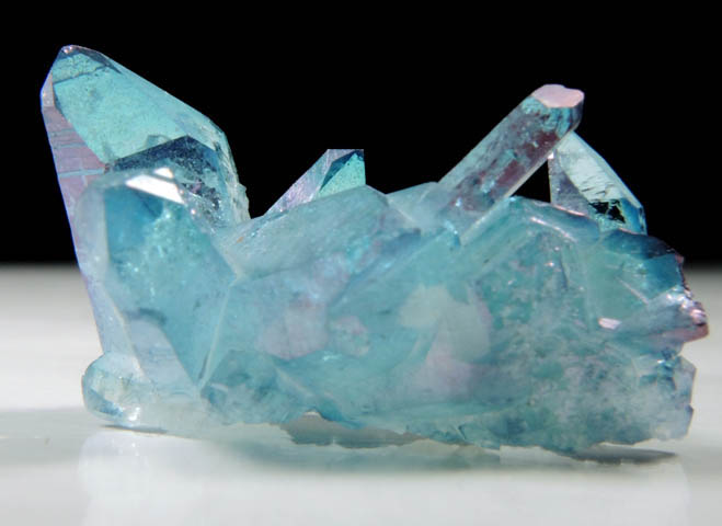 Quartz var. Aqua Aura from Artificial