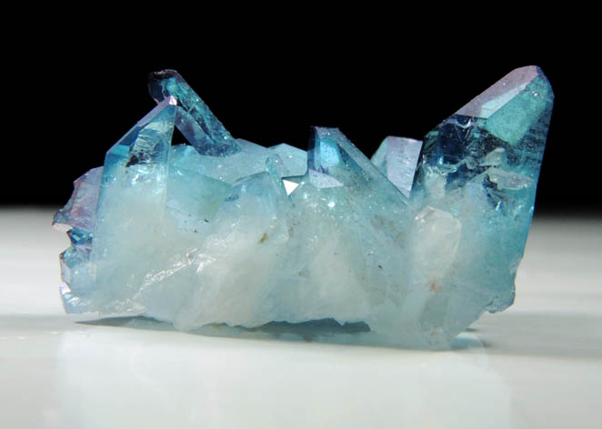 Quartz var. Aqua Aura from Artificial