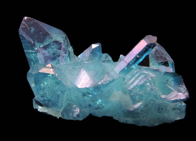 Quartz var. Aqua Aura from Artificial