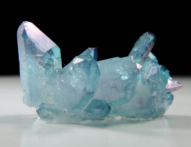 Quartz var. Aqua Aura from Artificial