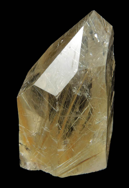 Quartz with Rutile inclusions (Rutilated Quartz) from Novo Horizonte, Bahia, Brazil