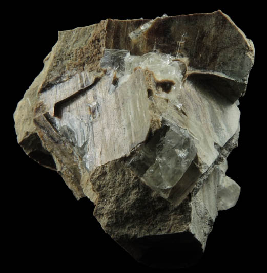 Shortite in shale from FMC Westvaco Mine, Green River Formation, west of Green River, Sweetwater County, Wyoming