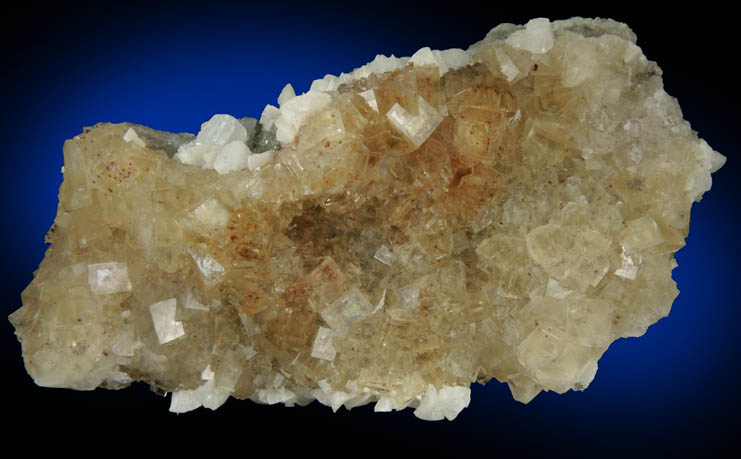 Fluorite with Dolomite and Calcite from Moscona Mine, Solis, Villabona District, Asturias, Spain
