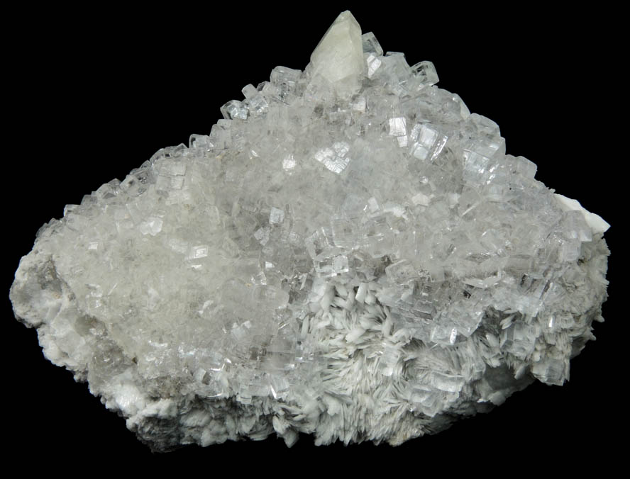 Fluorite, Barite, Calcite from Jaimina Mine, Caravia District, Asturias, Spain