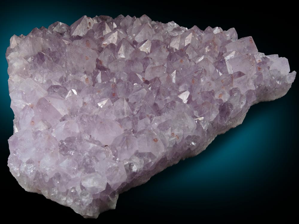 Quartz var. Amethyst with Hematite from Height's Lodge Pocket, Screel Hill, Dumfries & Galloway, Scotland