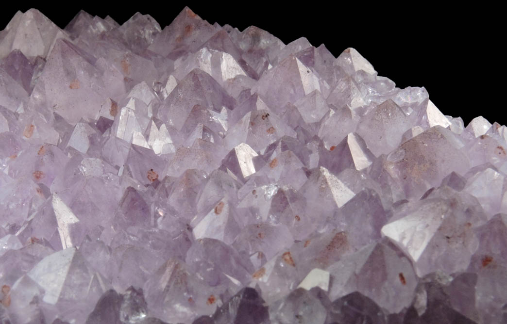 Quartz var. Amethyst with Hematite from Height's Lodge Pocket, Screel Hill, Dumfries & Galloway, Scotland