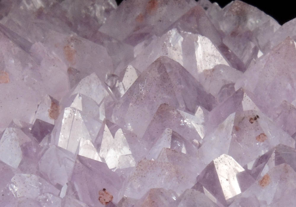 Quartz var. Amethyst with Hematite from Height's Lodge Pocket, Screel Hill, Dumfries & Galloway, Scotland