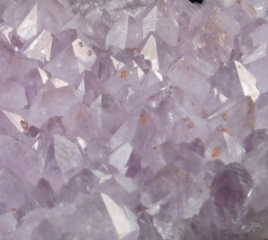 Quartz var. Amethyst with Hematite from Height's Lodge Pocket, Screel Hill, Dumfries & Galloway, Scotland