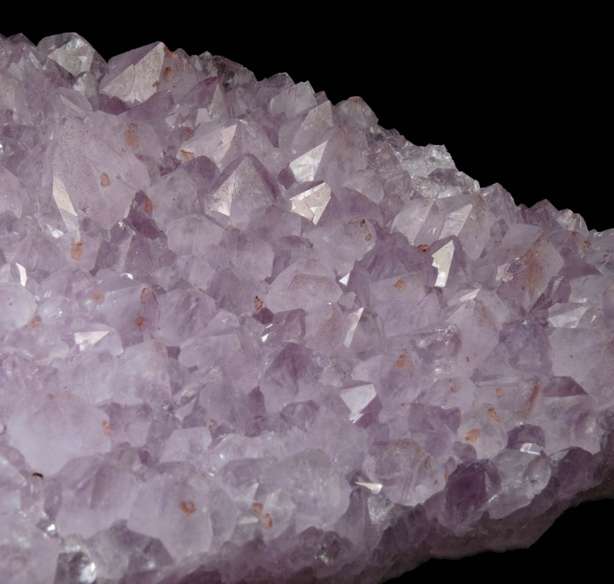 Quartz var. Amethyst with Hematite from Height's Lodge Pocket, Screel Hill, Dumfries & Galloway, Scotland