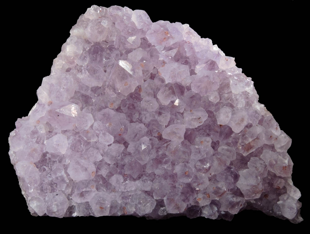 Quartz var. Amethyst with Hematite from Height's Lodge Pocket, Screel Hill, Dumfries & Galloway, Scotland